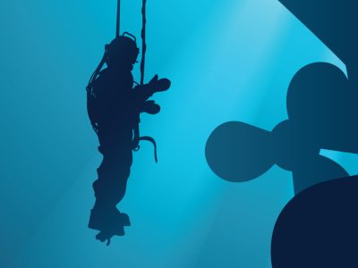Diver-in-Underwater-Ship-Repair